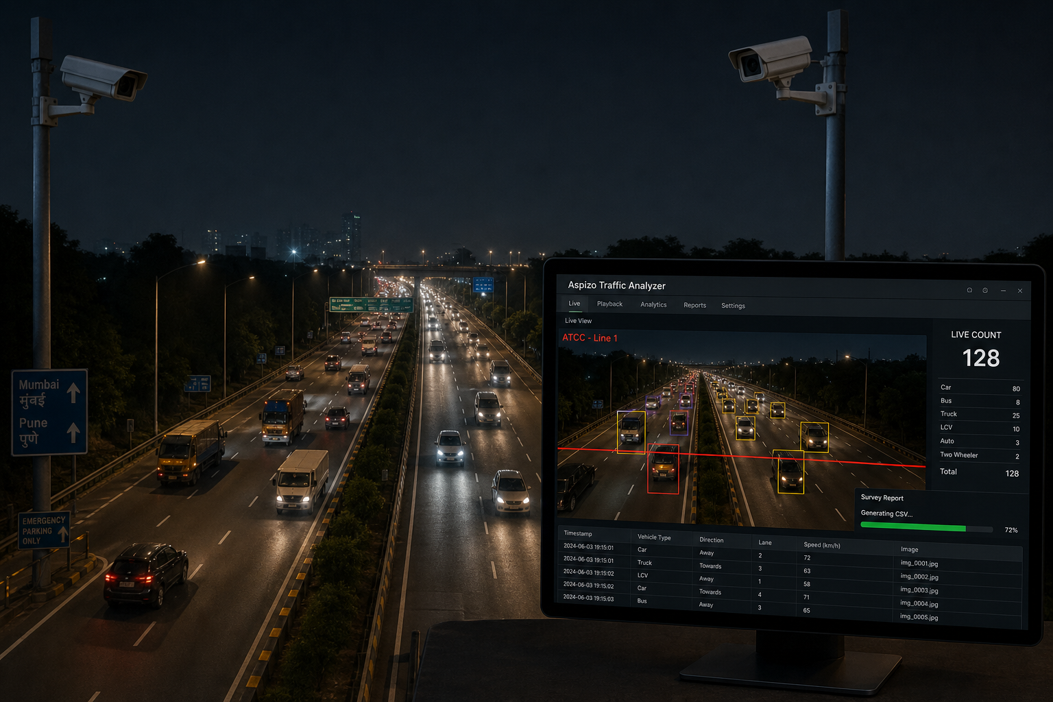 Aspizo Traffic Analyzer